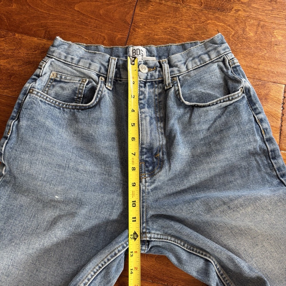 BDG Urban Outfitters Women's Jeans High Rise Baggy Blue Size-28 - Picture 9 of 15